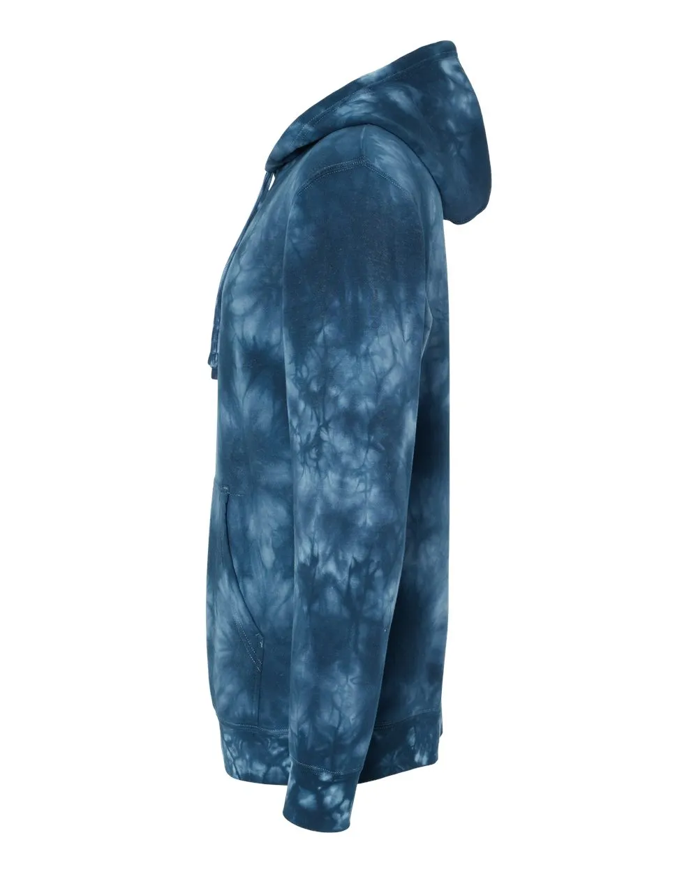 Unisex Midweight Tie Dye Hooded Pullover