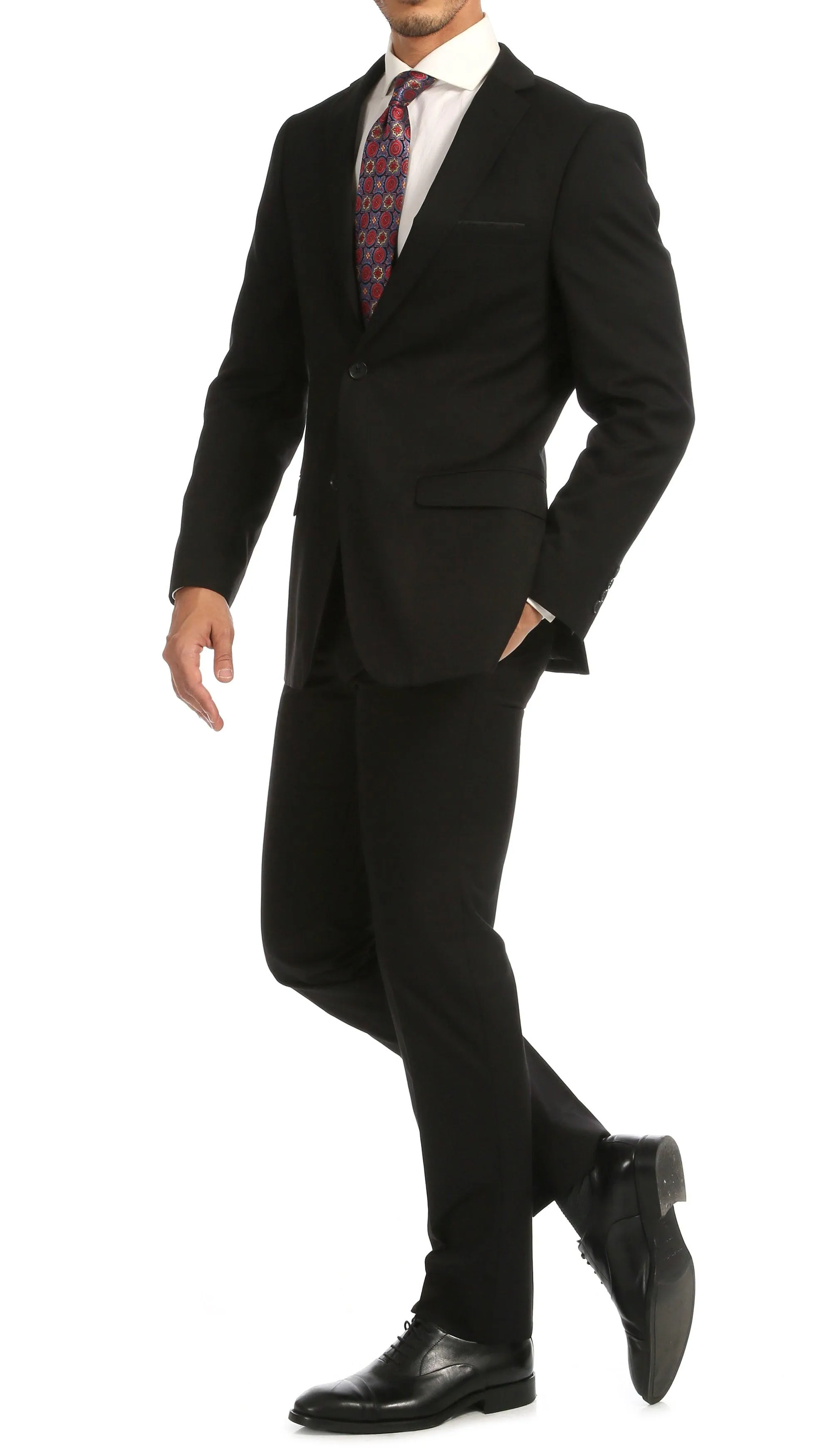 Windsor Black Slim Fit 2pc Suit