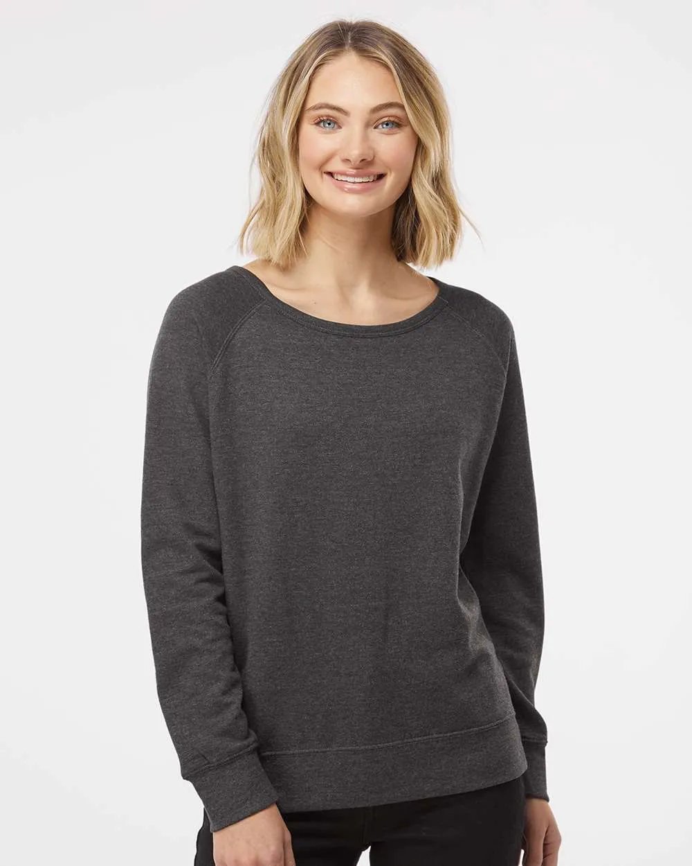 Women's Lightweight Capped Neck Crew